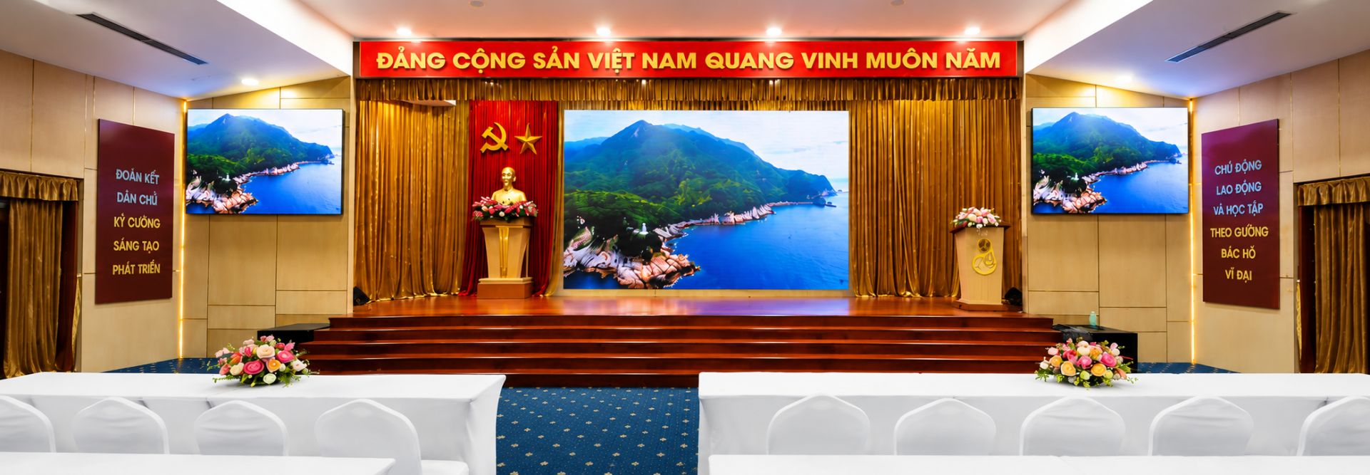 màn hình led hội trường