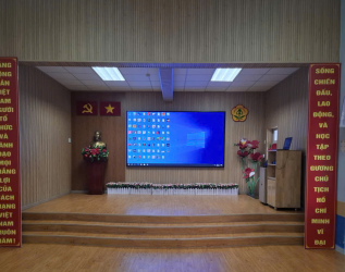 màn hình led hội trường trường mần non thiên lý