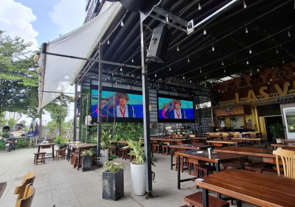 Màn hình led tại nhà hàng Gangnam BBQ 