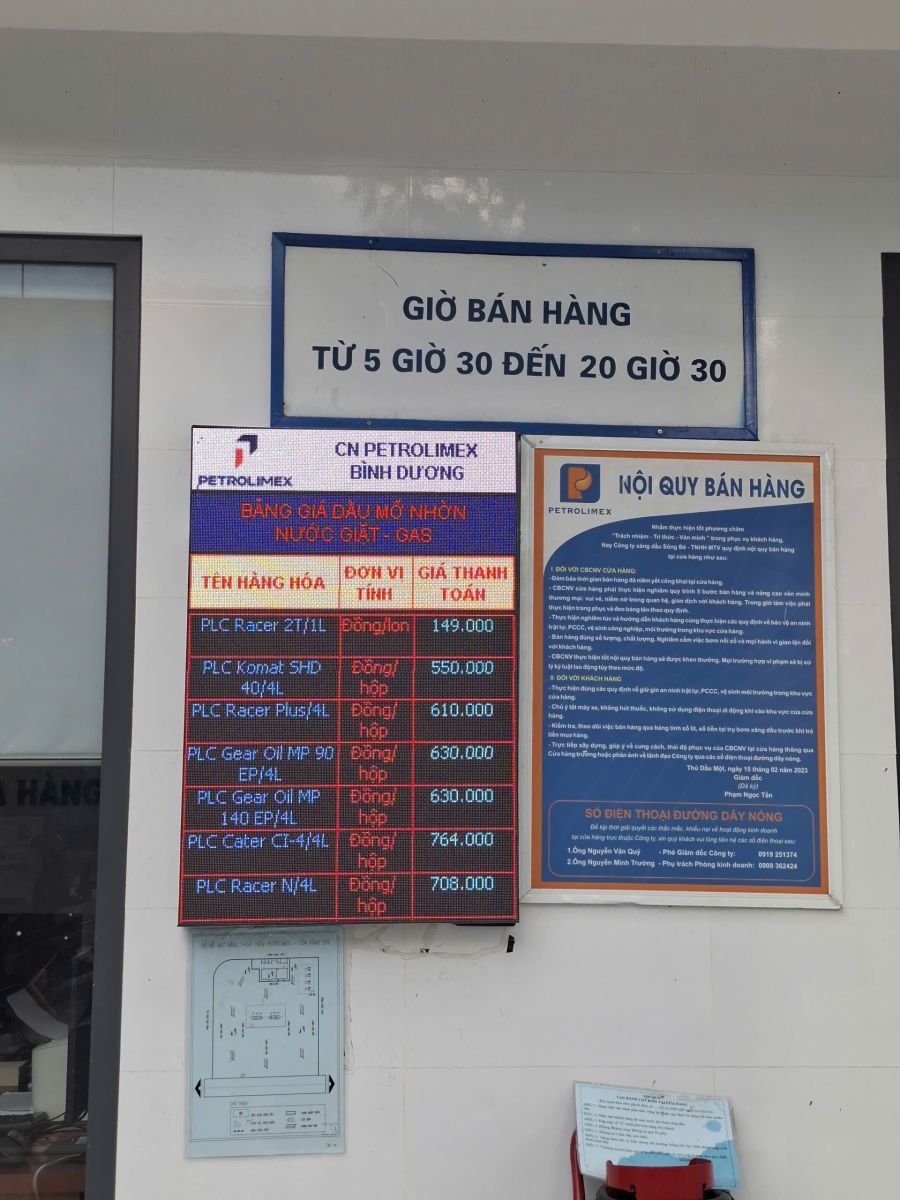 Bảng led nhớt p3 ngoài trời