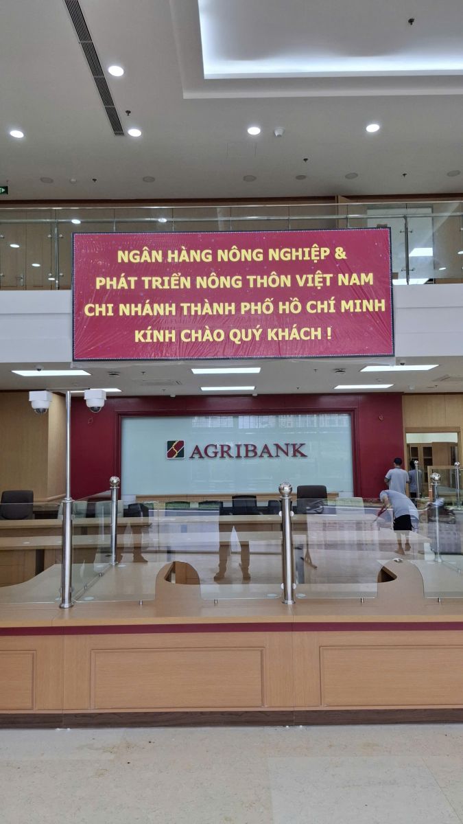 Bảng điện tử led ngân hàng