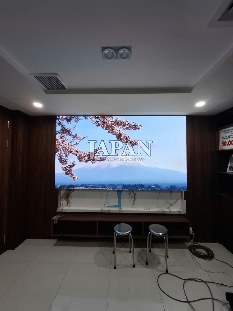 Màn hình led phòng họp P2 tại agribank Cần Giờ