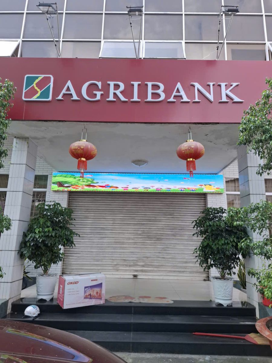 Màn hình led ngân hàng
