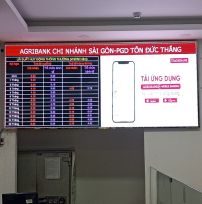 bảng điện tử ngân hàng agribank cn Sài Gòn